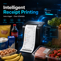 Caisse enregistreuse électronique LED 1920x1080 avec scanner de codes-barres, 4 Go de RAM, 64 Go de stockage, SDK, processeur I3-4e génération, scanner 2D pour supermarché et épicerie
