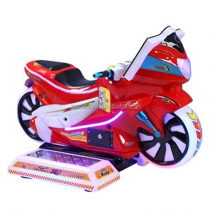 Machine de jeu d'arcade à monnayeur pour enfants : Jeu de conduite, Voiture à bascule, Moto dynamique, Manège pour enfants - Product Image 3