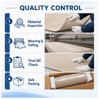 Tapis de salon de luxe à double couche, amovible, imprimé sur mesure, directement de l'usine