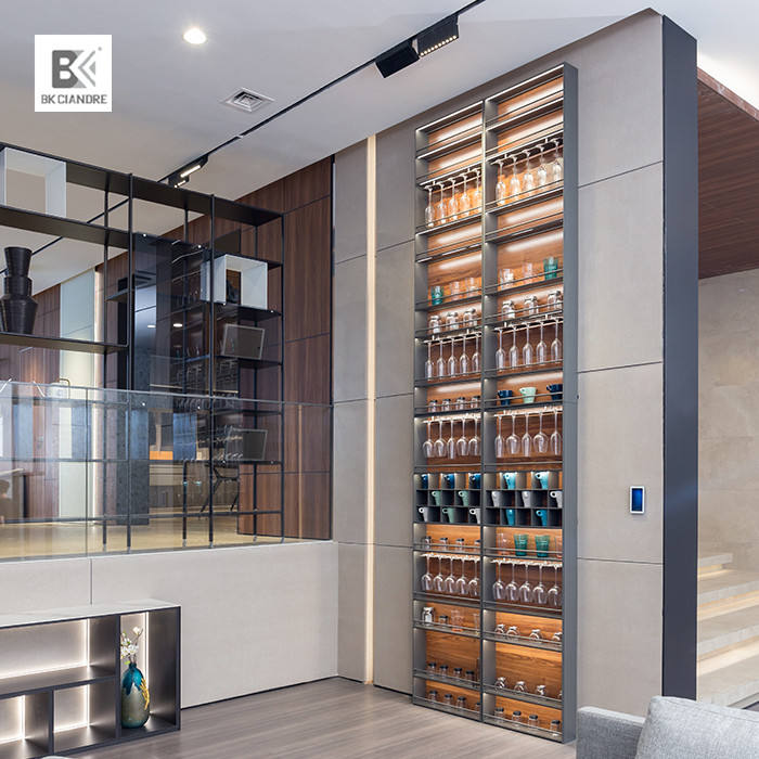 COSTWAY Mobile Bar Vino, Portabottiglie Industriale Con 3 Ripiani