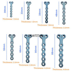 แผ่นล็อค ALPS <span class=keywords><strong>T</strong></span> ขนาด 3.5/4.2/5.0/6.5 มม. ทำจากไทเทเนียมอัลลอยด์ สำหรับสัตวแพทย์ ใช้ในการผ่าตัดกระดูกและข้อสำหรับสัตว์เลี้ยง - Product Image 6