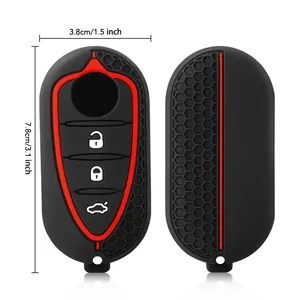 <span class=keywords><strong>Porte</strong></span>-clés en Silicone pour <span class=keywords><strong>Alfa</strong></span> <span class=keywords><strong>Romeo</strong></span> Giulietta Myth Junior 4C <span class=keywords><strong>Romeo</strong></span> Mito Myth 159 GTO GTA, accessoires de voiture - Product Image 3