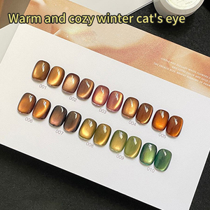 AILANU0 10 colores Moonlight Cat Eye Gel colección de esmalte de uñas para Nail Art Salon Support OEM Free Private Brand Custom Design - Product Image 3