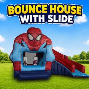 Castillo Inflable con Tobogán Temático de Spider-Man, Casa de Brinco Comercial de PVC para Niños, Ideal para Alquiler en Fiestas - Product Image 3