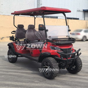 Venta Directa de Fábrica: Carro de Golf Eléctrico de 6 Plazas, 72V, Energía Solar, Larga Distancia de Recorrido, Carro de Golf de Lujo para Hoteles y Lugares Turísticos - Product Image 1