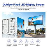 Pantalla LED para Exteriores P6, Panel LED de 320*160 mm, Pantalla LED Impermeable de Ahorro de Energía, Pantalla de Fondo para Publicidad Comercial