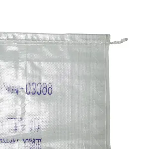 Индивидуальные 20 кг 25 кг прозрачные мешки ламинированные пластиковые тканые пакеты для рисового крахмала кукурузные корма