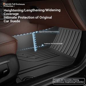 Custom Full Set TPE Non-Skid Auto Floor <strong>Mats</strong> for F150 Waterproof Wear-resistant All-Weather Carpet <strong>Mats</strong> - Product Image 4