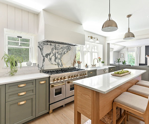 Su misura Design italiano modulare in legno melaminico piccola isola armadi da cucina pronti assemblare mobili da cucina centro commerciale Villa - Product Image 5