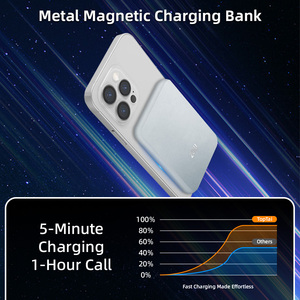 Custom Selling Magnetic Powerbank for <span class=keywords><strong>iPhone</strong></span> Portable Battery Charging Wireless Power Banks with Type C PD 20W Fast Charging - Product Image 3