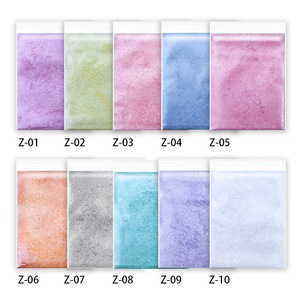 Polvo de mica de colores para resina epoxi, accesorios de joyería DIY, polvo de perlas brillantes de tamaño mediano - Product Image 5