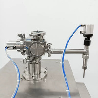 Machine de remplissage pneumatique à piston pour crème cosmétique, pâte épaisse, shampoing, savon liquide, flacons et pots de 50 à 500 ml