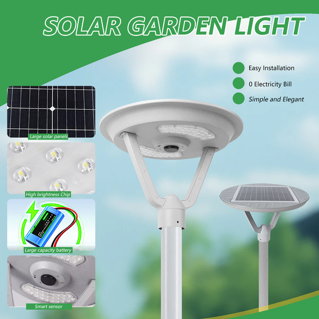 Solar Pathway Light IP65 Waterproof Monocrystalline Panel LED LiFePO4 Battery Remote Control