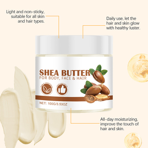 Hữu cơ tự nhiên Shea Butter Kem <span class=keywords><strong>d</strong></span>ưỡng da sâu nuôi <span class=keywords><strong>d</strong></span>ưỡng và lâu <span class=keywords><strong>d</strong></span>ài hydrat hóa Mặt Kem & <span class=keywords><strong>lotion</strong></span> - Product Image 5