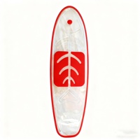 Planche à pagaie debout pour débutants, planche de surf transparente, planche à pagaie pour sports nautiques, SUP transparent et clair, prix abordable