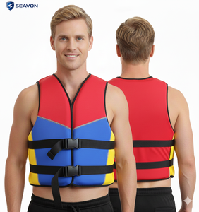 Giubbotto di Salvataggio per Adulti in Neoprene per Sport Acquatici, Kayak, Moto d'Acqua e Pesca - Protezione Antisommergimento - Product Image 4