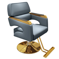 Fauteuil de Barbier Professionnel Rotatif Moderne 2025 pour Salon de Coiffure – Siège de Coiffage Relevable en Gros