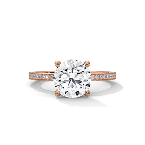 Hot Selling RAAMAA Women's Trendy <b>Customized</b> Designs 10k 14k Rose Gold Lab Grown Diamonds White D E Color VS1 VVS2 Clarity <b>Ring</b> - Product Image 1
