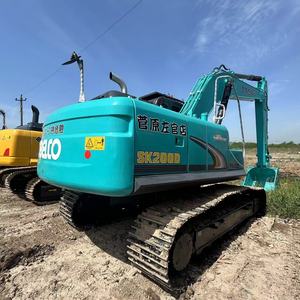 Excavatrice hydraulique sur chenilles d'occasion Kobelco SK200 SK200-8 SK200-10 de 20 tonnes, moteur Hino, de haute qualité, d'origine japonaise, en bon état - Product Image 2