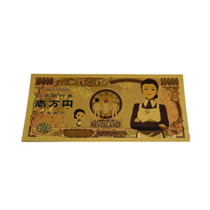 La pièce de monnaie commémorative en plastique The Promised Neverlanded avec feuille d'or, cadeau - Product Image 4