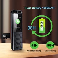 Enregistreur vocal V99 Lecteur de musique MP3 1050mAh Grande capacité de batterie WAV 1536kbps HiFi Enregistrement sans perte Dictaphone