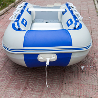 Bateau pneumatique de 12 pieds, bateau pneumatique chinois en PVC de 1,2 mm, bateaux pneumatiques de pêche de 330 cm