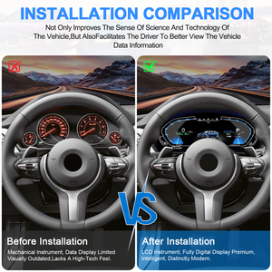 หน้าปัดดิจิตอลขนาด 12.3 นิ้ว สำหรับรถยนต์ BMW ซีรีส์ 3 รุ่น F30 ปี 2013-2020 รองรับระบบ Auto Carplay จอ LCD แสดงผลความเร็วแบบ Virtual Cockpit - Product Image 2