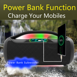 120W yüksek güç kablosuz TWS Subwoofer hoparlör yüksek ses ses kalitesi ve IPX7 su geçirmez taşınabilir NFC Caixa de som hoparlör - Product Image 6