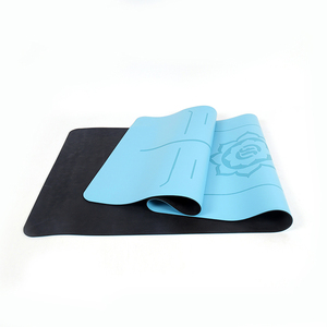 Alfombrilla de yoga con estampado digital de goma pu antideslizante con logotipo personalizado ecológico de 72 pulgadas - Product Image 6