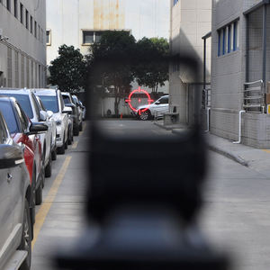 กล้องเล็งโฮโลแกรมแท้ 7075 อลูมิเนียมสำหรับการบิน ความสว่าง 30 ระดับ รองรับการมองเห็นในเวลากลางคืน อุปกรณ์ยุทธวิธีสำหรับการล่าสัตว์ - Product Image 5