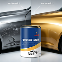Peinture de base automobile 2K acrylique haute solidité MLB, séchage rapide, application facile, haute brillance, anti-rayures, résistante aux UV