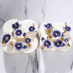 Plateau de fruits secs bonbons, grille divisée avec couvercle boîte à Snack 1 pièce, Style européen - Product Image 4