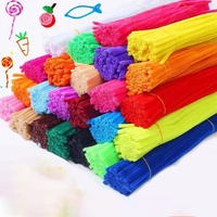 Jouets créatifs DIY, bâtonnets en peluche torsadés, bâtonnets en peluche, jouets DIY pour enfants et adultes pour la création de fleurs, d'arbres de Noël, d'ornements