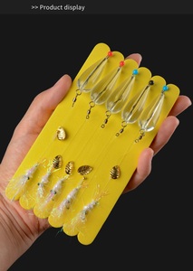 Lot <span class=keywords><strong>de</strong></span> leurres <span class=keywords><strong>de</strong></span> <span class=keywords><strong>pêche</strong></span> à <span class=keywords><strong>la</strong></span> mouche en eau salée, lot <span class=keywords><strong>de</strong></span> <span class=keywords><strong>5</strong></span> pièces/boîte - Product Image 3