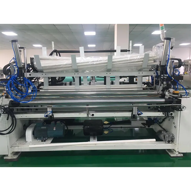 Full Automatic Kitchen Towel Roll Small Toilet Tissue Paper Roll Making Rewinding Machine