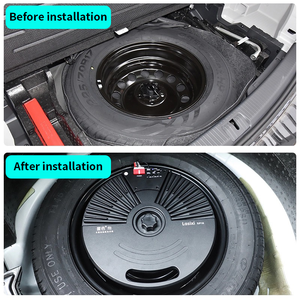 Sistema de Audio para <span class=keywords><strong>Coche</strong></span> Subwoofers de Competición Bajo Asiento Profesional Amplificador de Potencia Incorporado Altavoz Subwoofer Activo para Rueda de Repuesto - Product Image 5