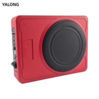 Subwoofer de voiture ultra-fin de 10 pouces, audio de voiture haute puissance avec basses profondes, installation sous le siège sans destruction, haut-parleur modifié