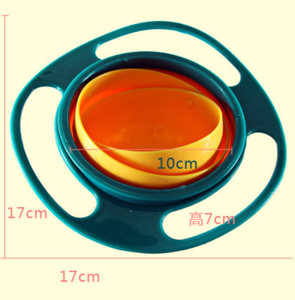Nouveau <span class=keywords><strong>Bol</strong></span> Gyroscopique Magique pour Tout-Petits, Rotation à 360°, Anti-Éclaboussures et Anti-Déversement, pour l'Alimentation et les Collations - Product Image 5