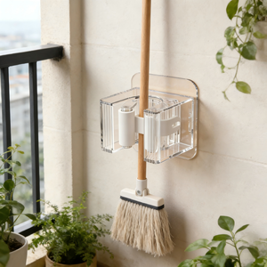 Organizzatore da Parete Personalizzato in Plastica a Tre Strati per Utensili da Cucina, Garage, Giardino, Appendiabiti, Porta Scopa e Spazzola - Product Image 2