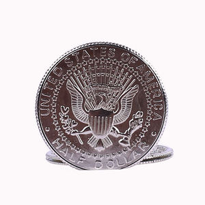 Juguete mágico callejero <span class=keywords><strong>de</strong></span> alta calidad, moneda <span class=keywords><strong>de</strong></span> medio dólar, moneda <span class=keywords><strong>de</strong></span> mordida mágica, moneda plegable, <span class=keywords><strong>truco</strong></span>, accesorio para trucos - Product Image 3