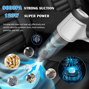 <span class=keywords><strong>Aspirateur</strong></span> <span class=keywords><strong>Souffleur</strong></span> Portable Mini Rechargeable Haute Puissance Sans Fil pour le Nettoyage de la Maison, du Bureau et de la Voiture - Product Image 3
