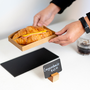 Présentoir en bois massif pour étiquettes, porte-cartes, porte-étiquettes <span class=keywords><strong>de</strong></span> gâteaux, notes autocollantes <span class=keywords><strong>de</strong></span> prix publicitaires pour supermarchés, présentoir <span class=keywords><strong>de</strong></span> journaux, panneau <span class=keywords><strong>de</strong></span> bureau - Product Image 6