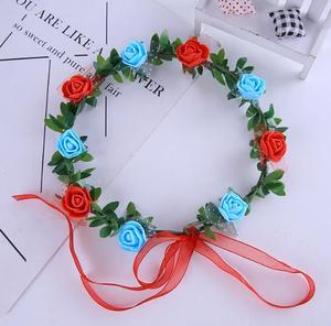 Barato al por mayor fiesta corona flor diadema <span class=keywords><strong>de</strong></span> <span class=keywords><strong>pelo</strong></span> corona <span class=keywords><strong>pelo</strong></span> guirnaldas <span class=keywords><strong>de</strong></span> la mujer <span class=keywords><strong>de</strong></span> Halloween Navidad guirnalda diadema - Product Image 3