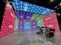 P3.91 SMD Stage Concert LED-Anzeige 500*500mm Indoor-Vollfarb-LED-Wand miet bildschirme aus Aluminium druckguss