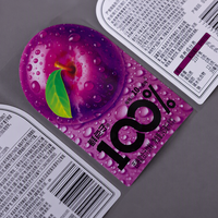 Etiquetas Personalizadas, Etiquetas para Bebidas, Etiquetas Adhesivas Personalizadas con Logotipo Impreso en Vinilo Impermeable para Empaquetado de Productos