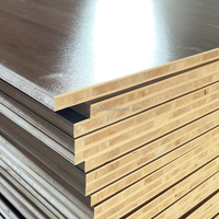 Contreplaqué mélaminé E1 18 mm 4x8 pieds, plaque mate imperméable pour la fabrication de meubles et d'armoires de cuisine