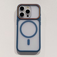 Étui de téléphone magnétique pour iPhone 18 Pro Max, coque antichoc en PC et TPU, couleur personnalisée, finition mate anti-chute de qualité supérieure