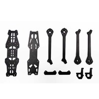 AL5A06 Accessoires d'avion-Pièces de pales de drone Fraisage de support en aluminium usiné CNC Cadre FPV Pièces anodisées Services d'accessoires
