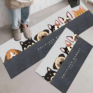 Alfombra de Cocina con Dibujos Animados de Animales, Alfombra de Entrada Antideslizante, Alfombra de Baño Absorbente para Dormitorio, Alfombra Simple y Moderna para el Hogar - Product Image 5