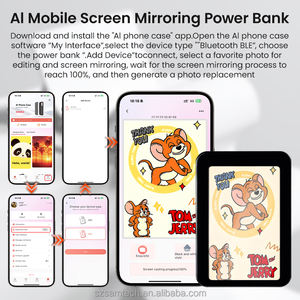 <span class=keywords><strong>Banco</strong></span> <span class=keywords><strong>de</strong></span> Energía Ultrafino <span class=keywords><strong>de</strong></span> 15W, Resistente al Agua, con Carga Inalámbrica Magnética, Proyección <span class=keywords><strong>de</strong></span> Pantalla Inteligente con Tinta Inalámbrica <span class=keywords><strong>HD</strong></span> AI, Tendencia 2025 - Product Image 3